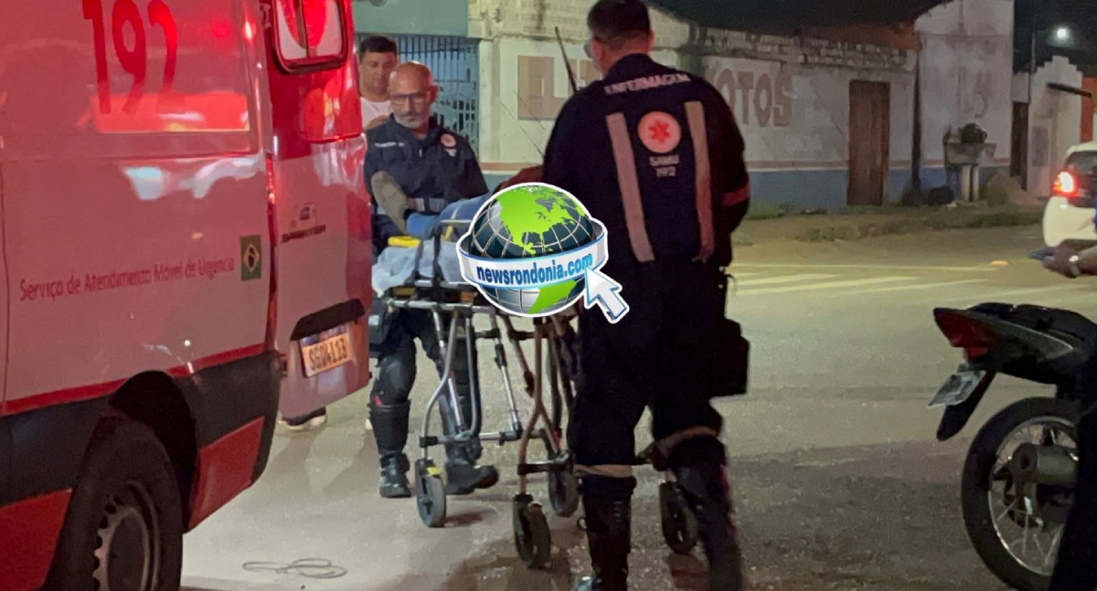 Colisão entre moto e bike deixa homem ferido na zona leste