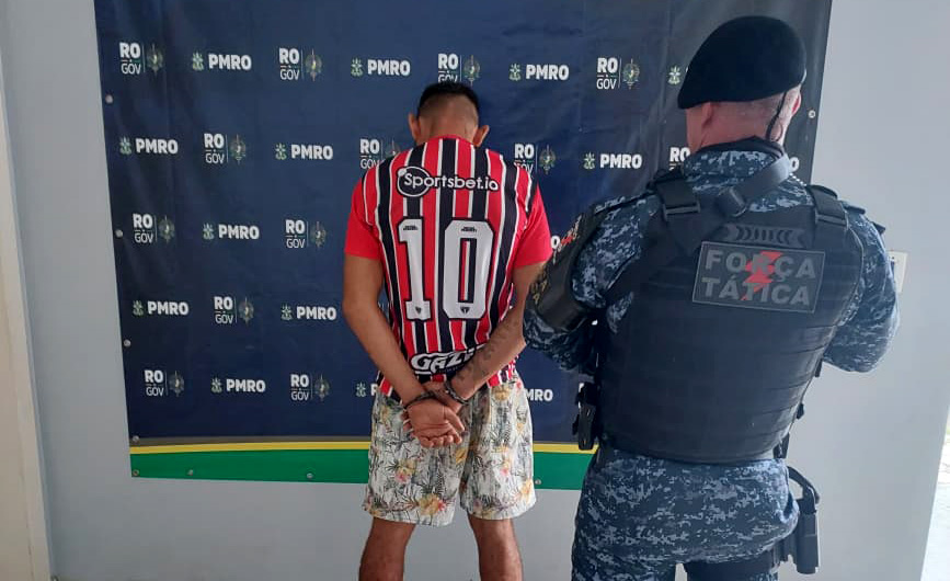 JI-PARANÁ – POLÍCIA MILITAR REFORÇA COMBATE À CRIMINALIDADE COM CUMPRIMENTO DE MANDADO