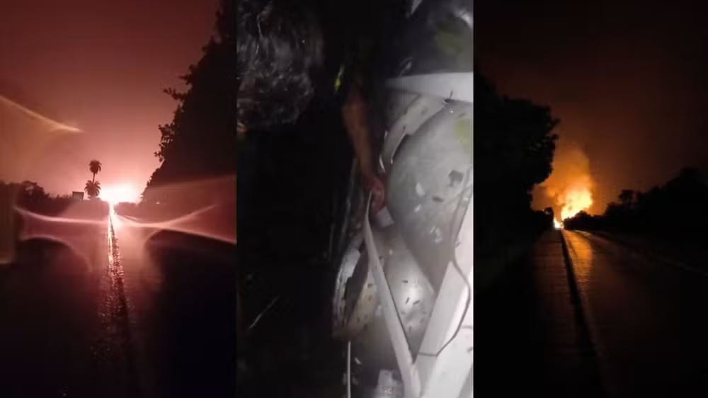 Explosão de caminhão com gás na BR-010 deixa ferido e reacende alerta sobre transporte de inflamáveis