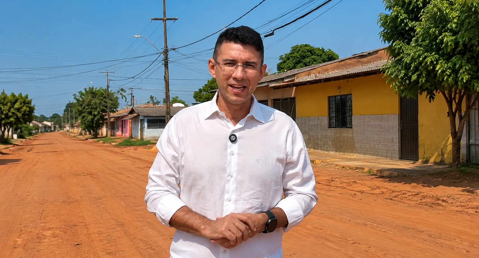 Avanço do Asfalto é Acompanhado por Pedro Geovar no Cidade Nova