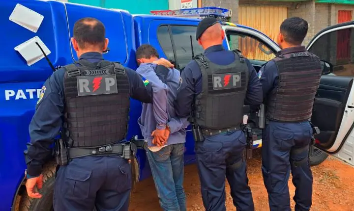 JI-PARANÁ – SUSPEITO DE HOMICÍDIO E OCULTAR VÍTIMA EM UM POÇO É PRESO PELA POLÍCIA MILITAR