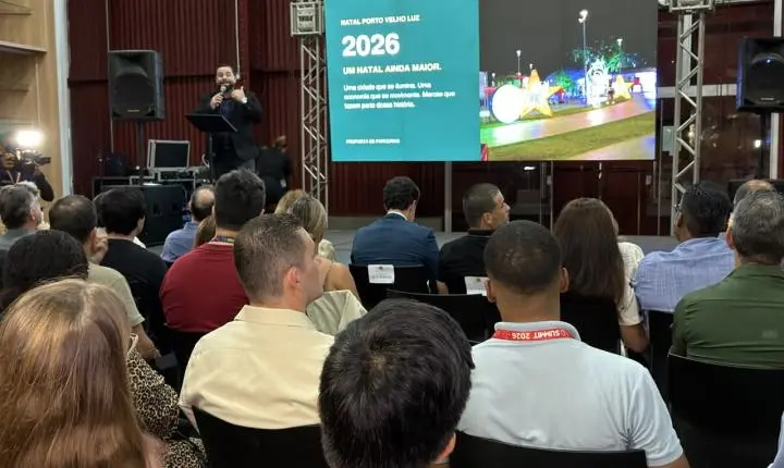 Lançamento do Natal Porto Velho Luz 2026 é promovido pela Prefeitura